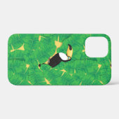 Coques Case-Mate iPhone Feuilles toucans et bananes (Verso (horizontal))
