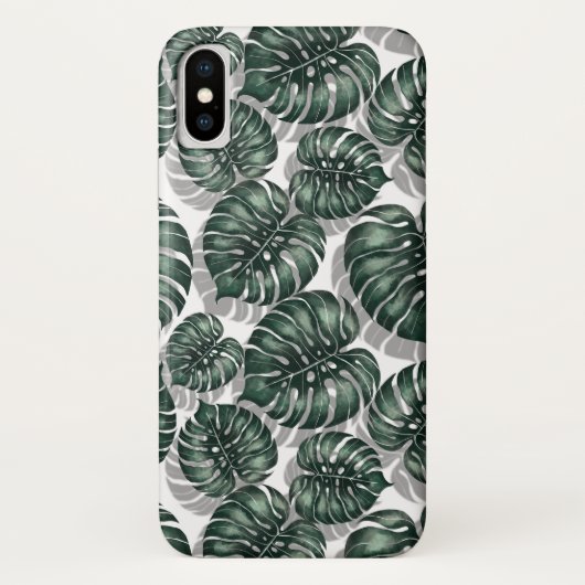Coques Case-Mate iPhone Feuilles tropicaux (Dos)
