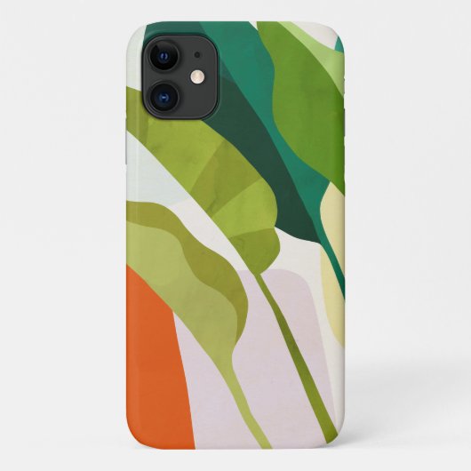 Coques Case-Mate iPhone Feuilles tropicaux (Dos)