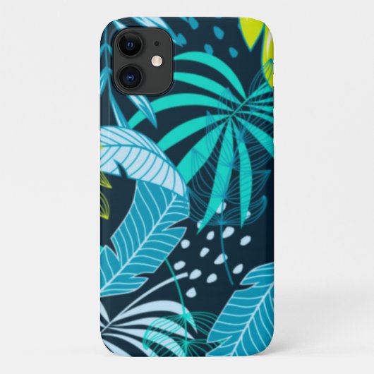 Coques Case-Mate iPhone Feuilles tropicaux (Dos)