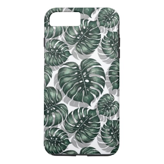 Coques Case-Mate iPhone Feuilles tropicaux (Dos)
