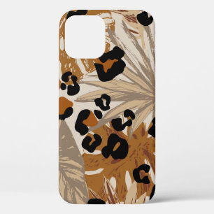 Case-Mate iPhone Case Feuilles tropicaux Abstraits et camoufle léopard 