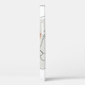 Coques Case-Mate iPhone Feuilles tropicaux, Design Motif sans couture. (Verso / Droite)