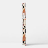 Coques Case-Mate iPhone Feuilles tropicaux dessiné à la main sans couture (Verso / Droite)