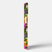 Coques Case-Mate iPhone Feuilles tropicaux et fleurs (Verso / Droite)