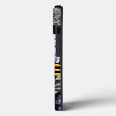 Coques Case-Mate iPhone Feuilles tropicaux et Motif de fleurs (Verso / Gauche)