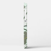 Coques Case-Mate iPhone Feuilles tropicaux motif sans couture  (Verso / Gauche)