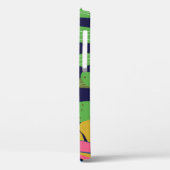 Coques Case-Mate iPhone Feuilles tropicaux, perroquets : arrière - plan d' (Verso / Gauche)