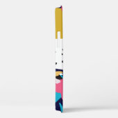 Coques Case-Mate iPhone Feuilles tropicaux, perroquets : arrière - plan d' (Verso / Droite)