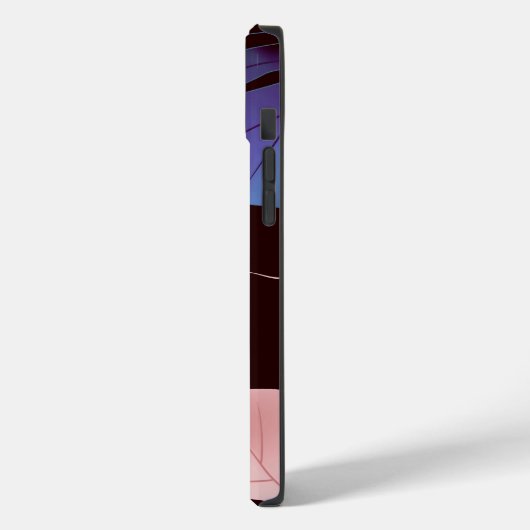 Coques Case-Mate iPhone Feuilles tropicaux rose (Verso / Gauche)