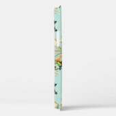 Coques Case-Mate iPhone Feuilles tropicaux toucan sans couture Motif (Verso / Droite)