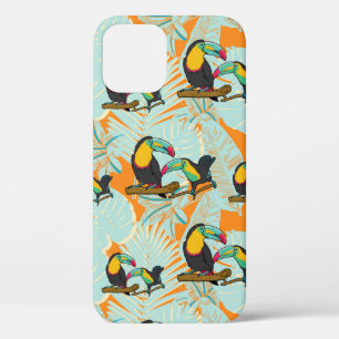 Case-Mate iPhone Case Feuilles tropicaux toucan sans couture Motif