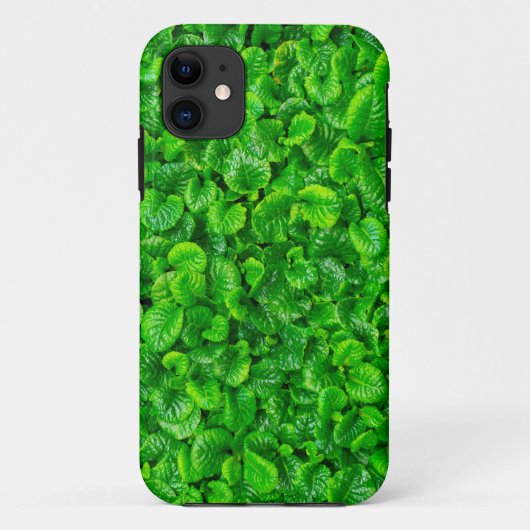 Coques Case-Mate iPhone Feuilles vertes luxuriantes (Dos)