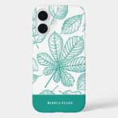 Coques Case-Mate iPhone Feuilles verts (Verso)