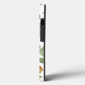 Coques Case-Mate iPhone Feuilles verts et or. Motif (Verso / Gauche)