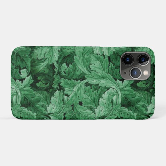 Coques Case-Mate iPhone Feuilles verts (par William Morris) (Dos (Horizontal))