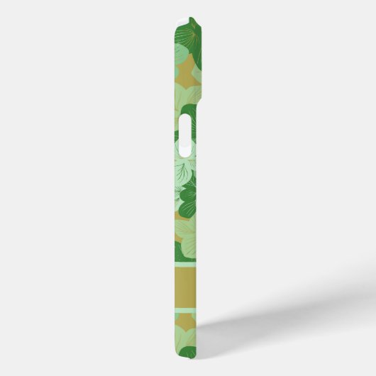 Coques Case-Mate iPhone Feuilles verts tropicaux (Verso / Droite)
