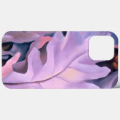 Coques Case-Mate iPhone Feuilles violets par Georgia Okeeffe (Verso (horizontal))