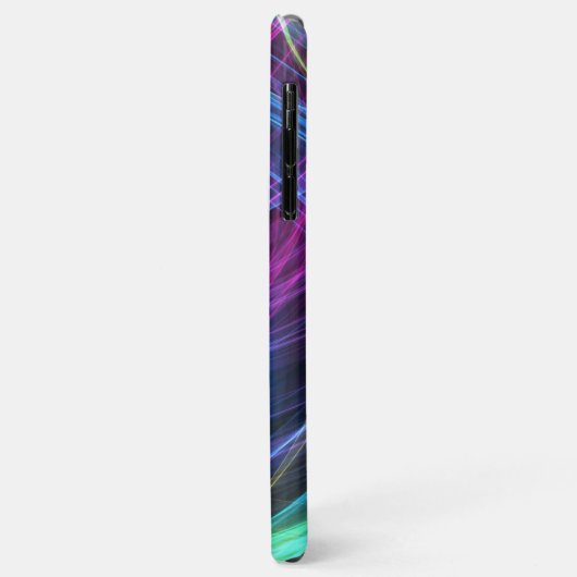 Coques Case-Mate iPhone Feux Abstraits arc-en-ciel vortex (Dos/Gauche)