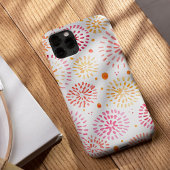 Coques Case-Mate iPhone Feux d'aquarelle mignonne en jaune et orange