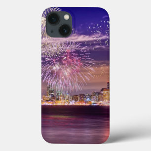 Etui iPhone 13 Feux d'artifice de nouvelle année de San Francisco