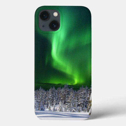 Coques Case-Mate iPhone Feux nordiques en hiver (Verso)