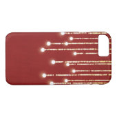Coques Case-Mate iPhone feux suspendus brillant sur rouge (Dos (Horizontal))