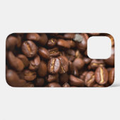 Coques Case-Mate iPhone Fèves de café Background abstract, arôme, arrière (Verso (horizontal))