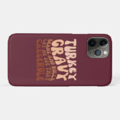 Coques Case-Mate iPhone Fèves Gravées Et Rouleaux Retro Thanksgiving Turke (Dos (Horizontal))