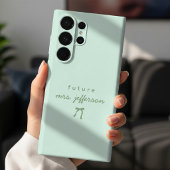 Coques Case-Mate iPhone Fiancée à Venir | Future Mme Script Élégant