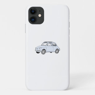 Coque Case-Mate Pour iPhone Fiat bleu 500 Topolino