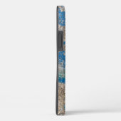 Coques Case-Mate iPhone Fibre et peinture bleue (Verso / Droite)