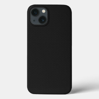 Case-Mate iPhone Case Fibre micro noire de trou d'épingle