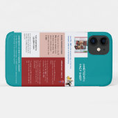 Coques Case-Mate iPhone Fiche d'information du 19e parallèle (Dos (Horizontal))