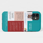 Coques Case-Mate iPhone Fiche d'information du 19e parallèle (Dos (Horizontal))