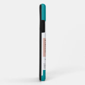 Coques Case-Mate iPhone Fiche d'information du 19e parallèle (Dos/Droite)