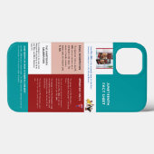 Coques Case-Mate iPhone Fiche d'information du 19e parallèle (Verso (horizontal))