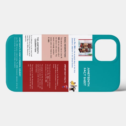 Coques Case-Mate iPhone Fiche d'information du 19e parallèle (Verso (horizontal))