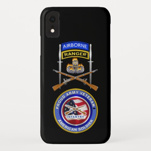 Coques Case-Mate iPhone Fier bataillon de Rangers aéroportés de l'Armée de (Dos)