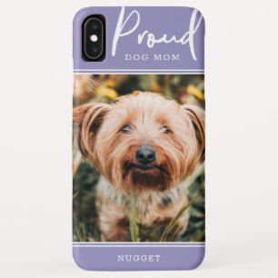 Case-Mate iPhone Case Fier maman du chien Photo personnalisée Violet