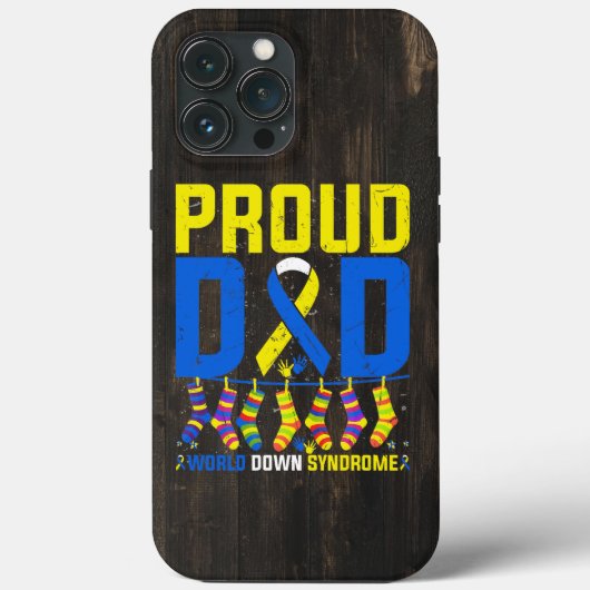 Coques Case-Mate iPhone Fier Papa World Down Syndrome de la Journée mondia (Verso)