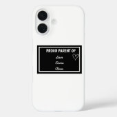 Coques Case-Mate iPhone Fier parent de [Nom 1], [Nom 2] et [Nom 3] (Verso)