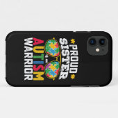 Coques Case-Mate iPhone Fier Soeur D'Un Autisme Guerrier Famille (Dos (Horizontal))
