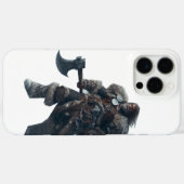Coques Case-Mate iPhone Fierce Barbarian Warrior avec l'Ancien Ax (Verso (horizontal))