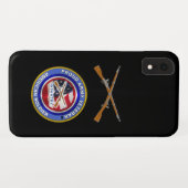 Coques Case-Mate iPhone Fière armée vétéran soldat d'infanterie (Dos (Horizontal))
