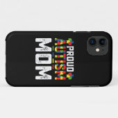 Coques Case-Mate iPhone Fière Autisme Mère Sensibilisation Famille Autiste (Dos (Horizontal))