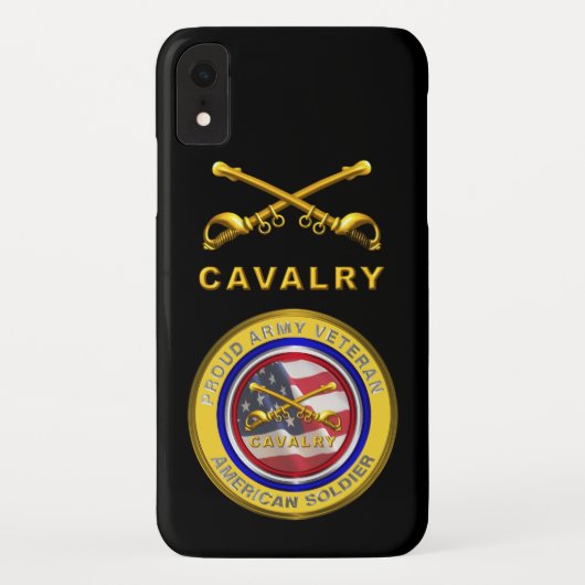 Coques Case-Mate iPhone Fière cavalier de l'Armée (Dos)
