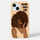 COQUES Case-Mate iPhone FIÈRE CURLY FILLE (Verso)