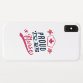 Coques Case-Mate iPhone Fière d'être infirmière (Dos (Horizontal))