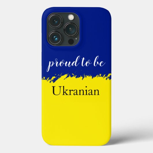 Coques Case-Mate iPhone Fière D'Être Patriotique Ukrainien (Verso)